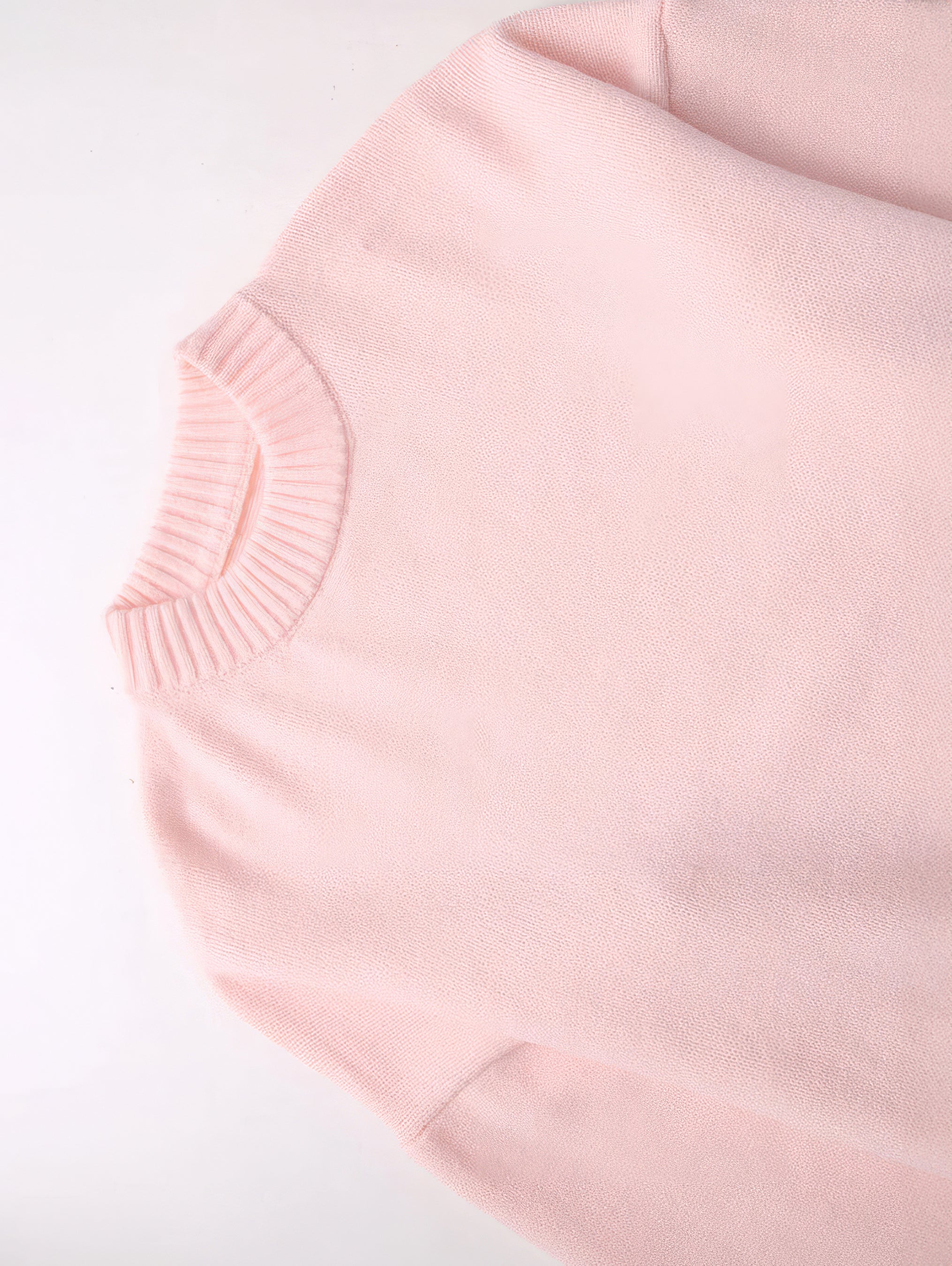 ELARA™- PINK CREWNECK SWEATER