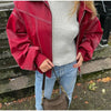 ELara™-Vintage RED Jacket