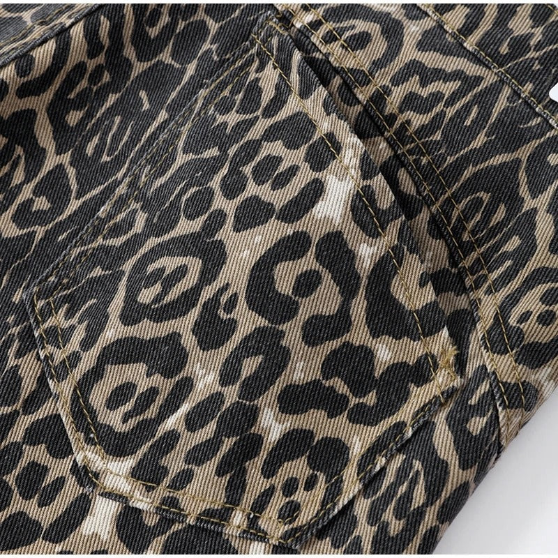 ELARA ™-Leopard Jeans