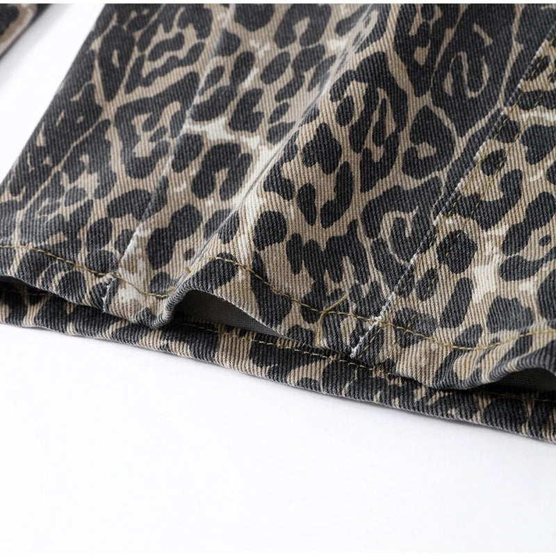 ELARA ™-Leopard Jeans