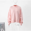 ELARA™- PINK CREWNECK SWEATER