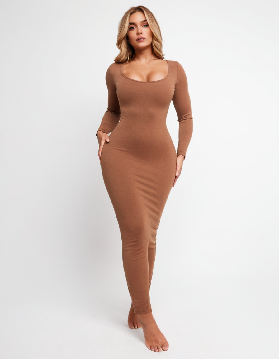 Kleid mit eingebauter Shapewear – Formendes und Stilvolles Kleid